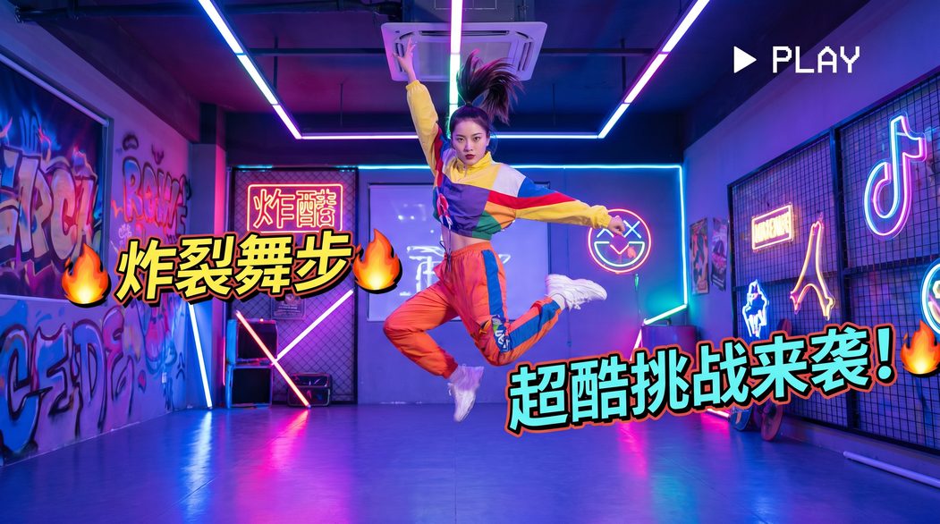 蘑菇视频获奖短视频-炸裂舞步